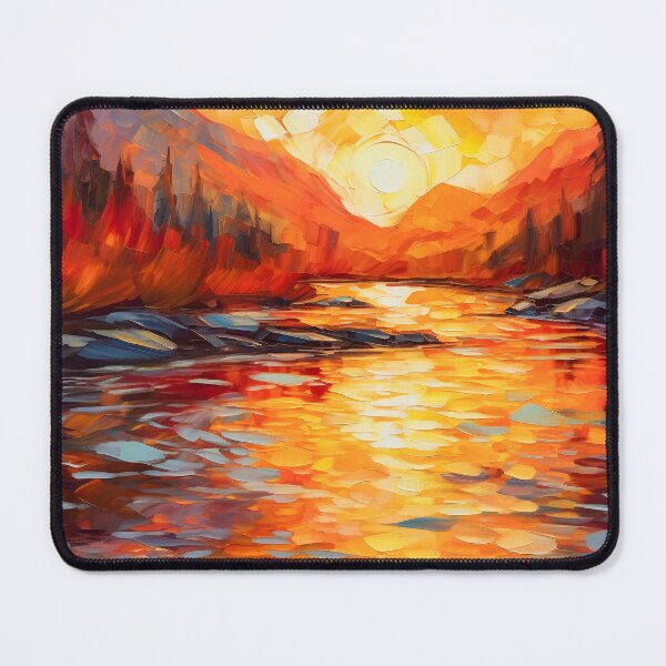 Item preview, Cascading falls on the river 11 designed and sold by Red Witch Art.