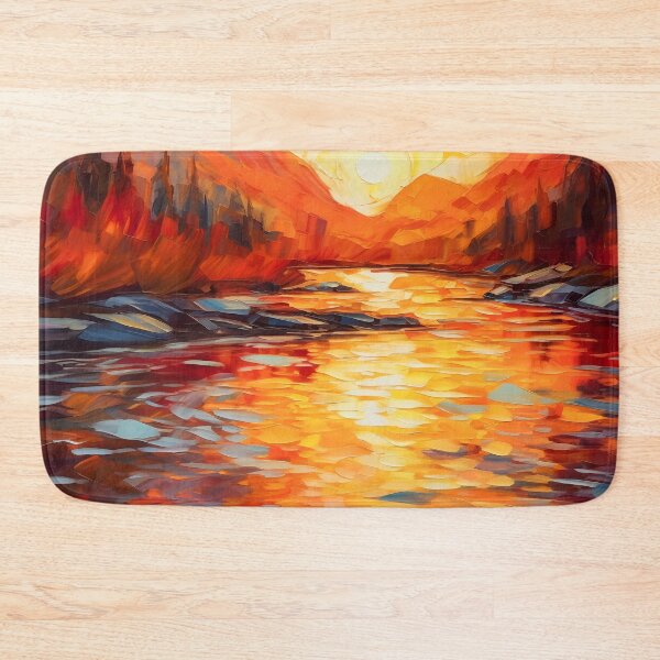 Item preview, Cascading falls on the river 11 designed and sold by Red Witch Art.