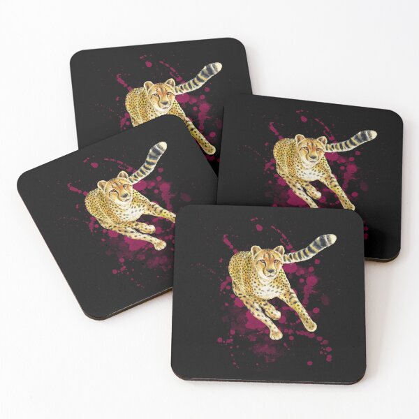 Item preview, Watercolor cheetah-cheetah lover designed and sold by watercolorpic.