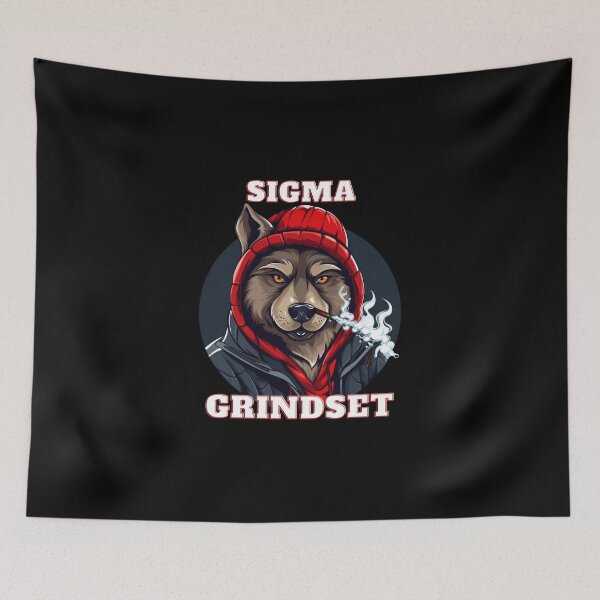 Item preview, Sigma Grindset | Hoodie Wolf designed and sold by The Stoic Sigma.