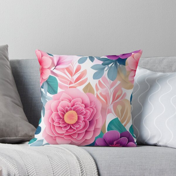 Item preview, Tropical blossom flower plants seamless art illustration  designed and sold by gmm2000.