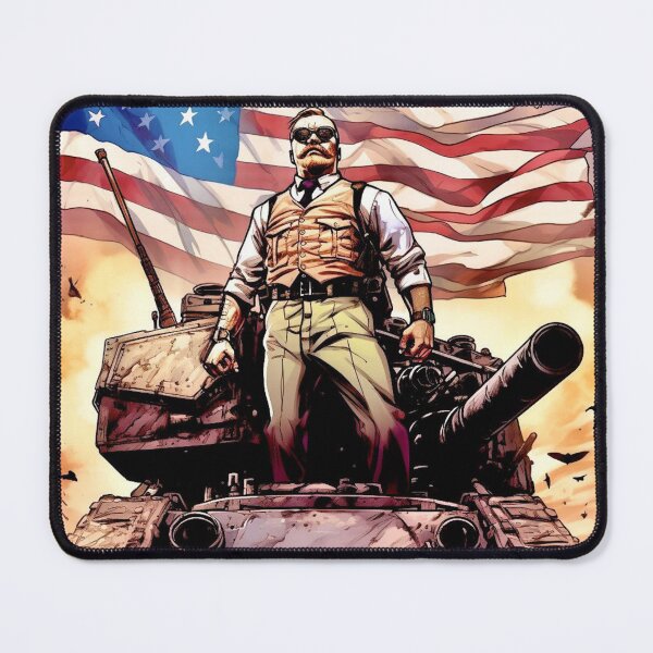 Item preview, Teddy Tank Commander designed and sold by BullMooseMemes.