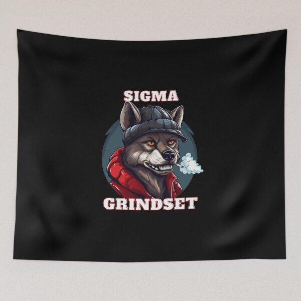 Item preview, Sigma Grindset | Snarling Wolf designed and sold by The Stoic Sigma.