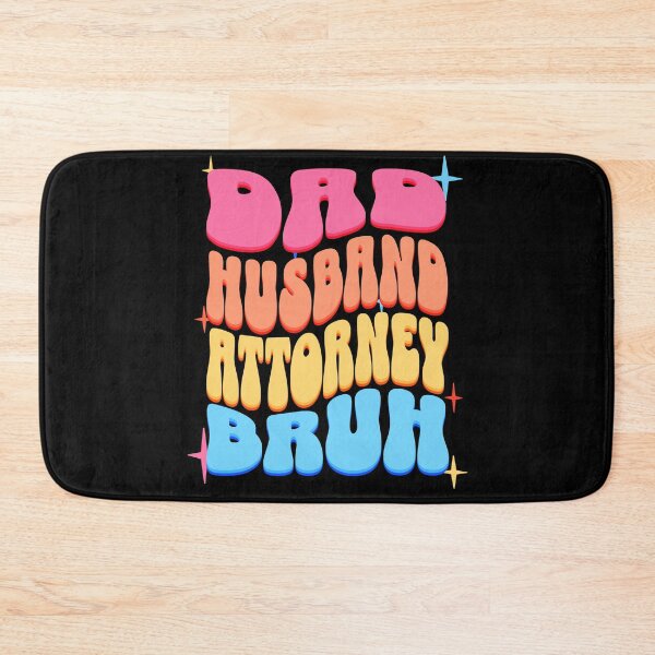 Item preview, Dad Husband Attorney, Retro Colorful Daddy design designed and sold by BYNDART.
