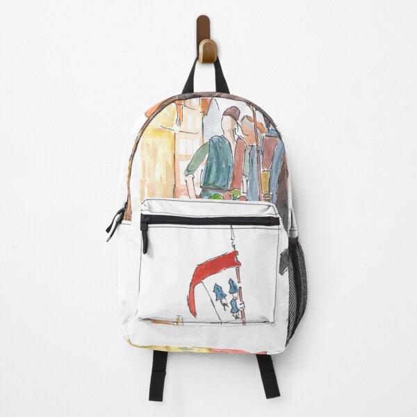 Item preview, The Landshut city flag with bearer on horseback at Trinity Square designed and sold by artshop77.