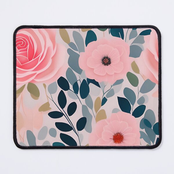 Item preview, Tropical blossom flower plants seamless art illustration  designed and sold by gmm2000.