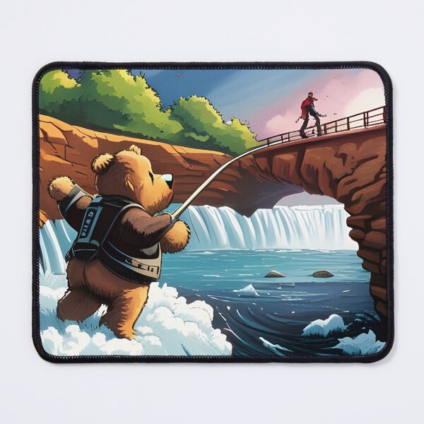 Item preview, Teddy exploring Niagara Falls designed and sold by Colin Bentham.