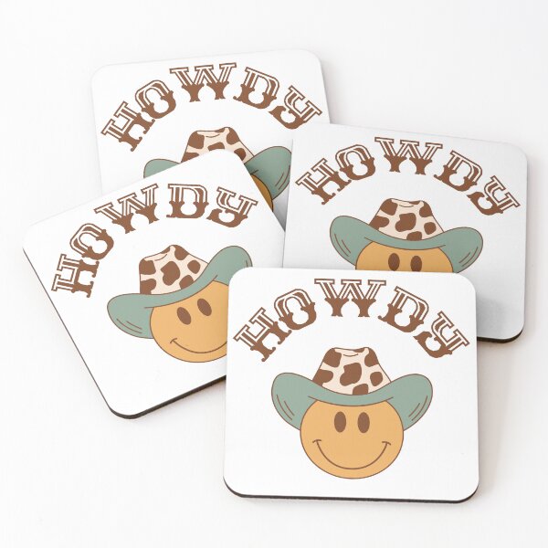 Item preview, Howdy western smiley face  designed and sold by jascharrise.