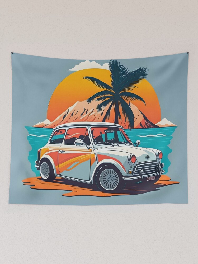 Sunset Cruise: Retro Vintage Sports Car in Captivating Splendor Classic T- Shirt for Sale by Ceemko