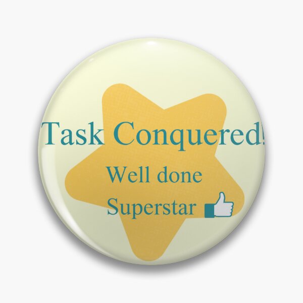 Item preview, Task well-done  designed and sold by PrintArtVibez.