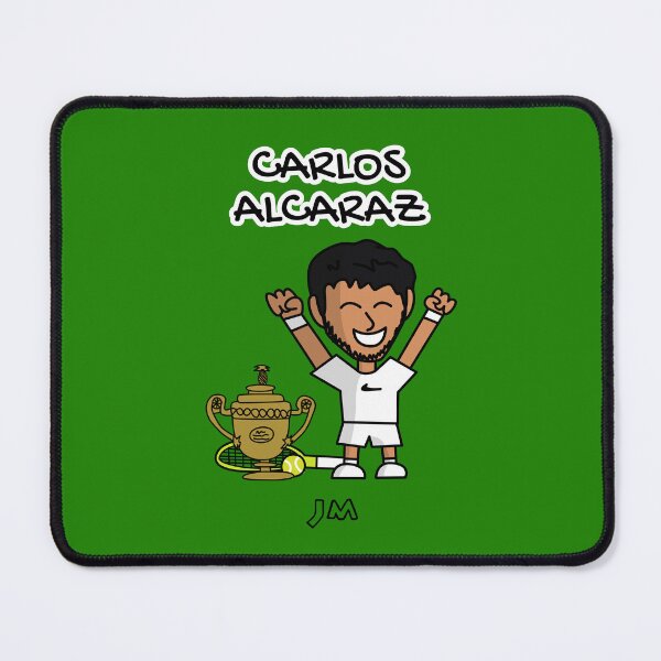 Item preview, Carlos Carlitos Alcaraz Champion Wimbledon London Tennis Spain Green designed and sold by jesumedina.