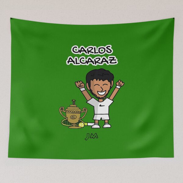 Item preview, Carlos Carlitos Alcaraz Campeón Wimbledon Londres Tenis España Verde designed and sold by jesumedina.