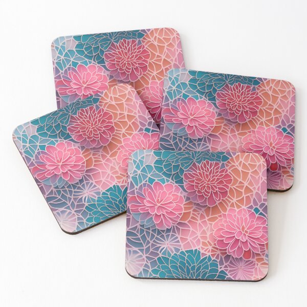 Item preview, Tropical blossom flower plants seamless art illustration designed and sold by gmm2000.