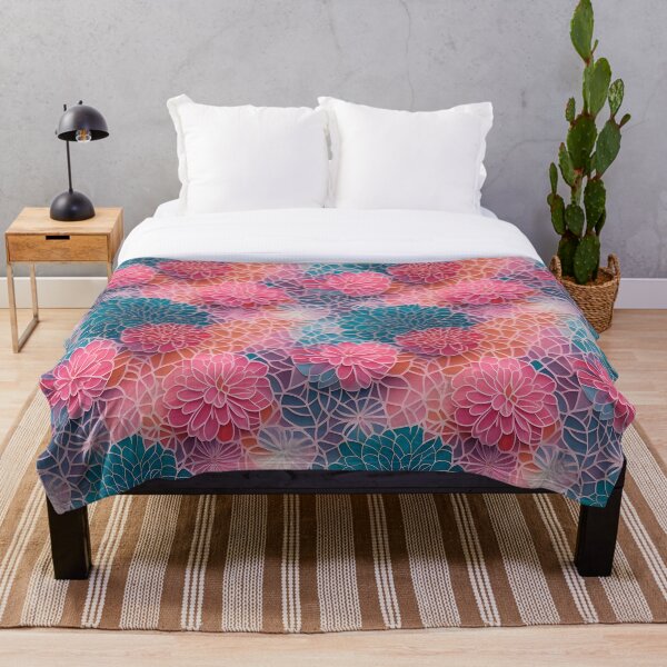 Item preview, Tropical blossom flower plants seamless art illustration designed and sold by gmm2000.