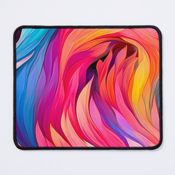 Item preview, Colorful Feathery Swirl Print Background designed and sold by PaperieJennifer.