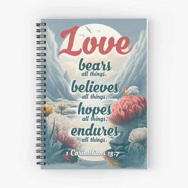 Item preview, 1 CORINTHIANS 13:7 designed and sold by Yuliia Marfina.