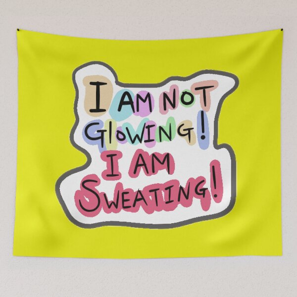 Item preview, I am not glowing. designed and sold by ElsieVirgo91.
