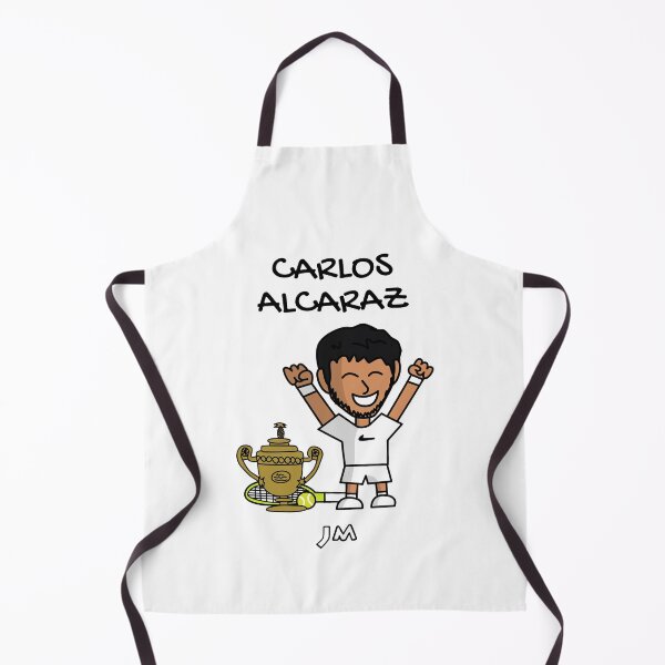 Item preview, Carlos Carlitos Alcaraz Champion Wimbledon London Tennis Spain White designed and sold by jesumedina.