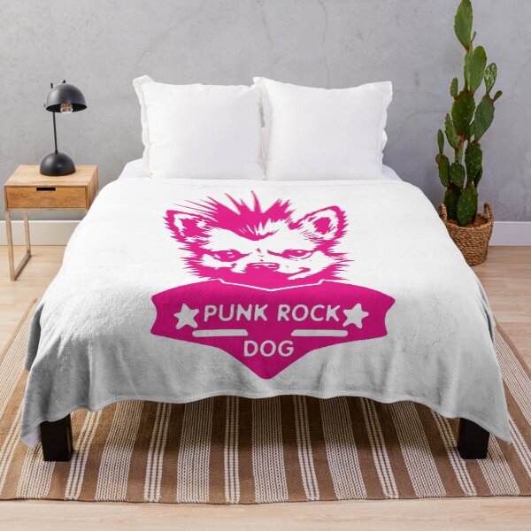 Item preview, PUNK DOG (5) (PUNK ROCK DOG) (Pink) designed and sold by atzek.