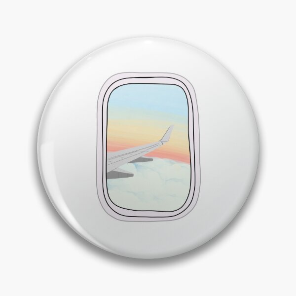 Item preview, airplane view sticker designed and sold by adelewineloverr.