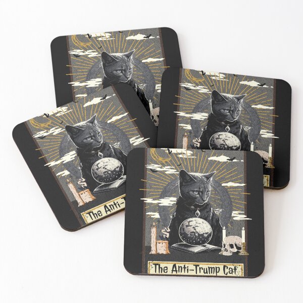Item preview, Gatos contra Trump - Carta del Tarot Mágico designed and sold by Zandalus.