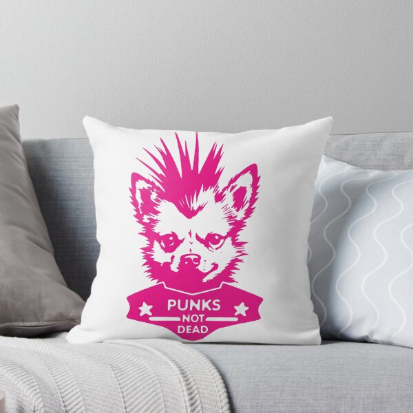 Item preview, PUNK DOG (5) (PUNKS NOT DEAD) (Pink) designed and sold by atzek.