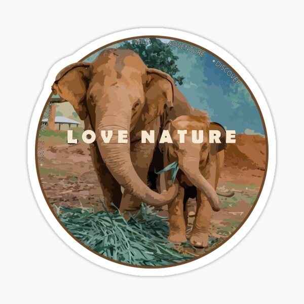 Item preview, Love Nature - Elephants designed and sold by Mikasse.