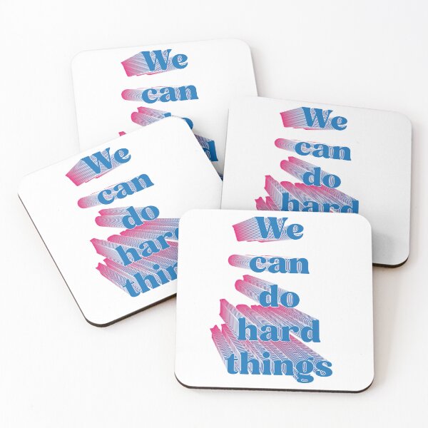 Item preview, We can do hard things designed and sold by ArtFusion-Shop.