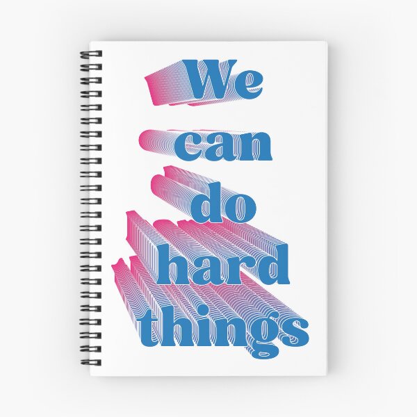 Item preview, We can do hard things designed and sold by ArtFusion-Shop.