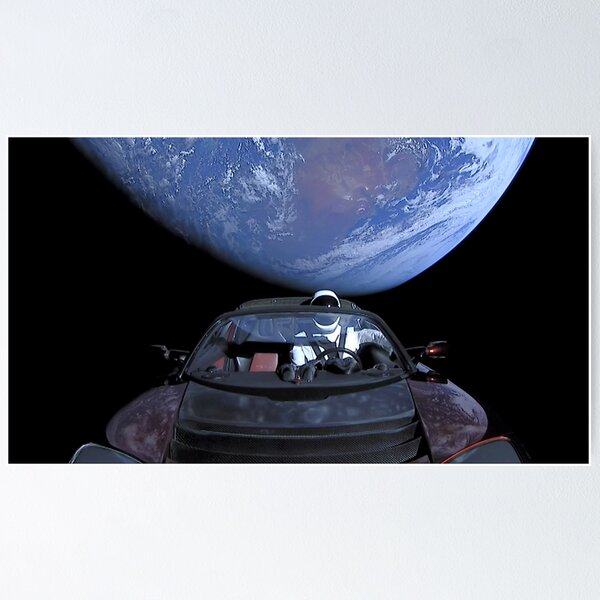 Starman in Tesla with planet earth Coffee Mug by SpaceX - Fine Art America