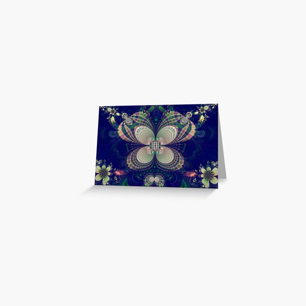 Madras Flower Greeting Card