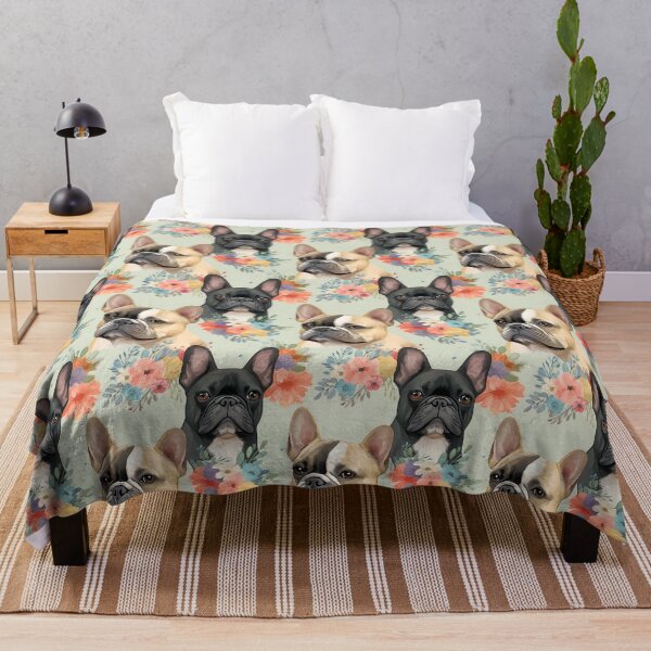 Item preview, French Bulldogs All Over Tote Bag designed and sold by candiscamera.
