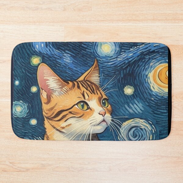 Item preview, Van gogh Style Cat  designed and sold by Vangoholic.