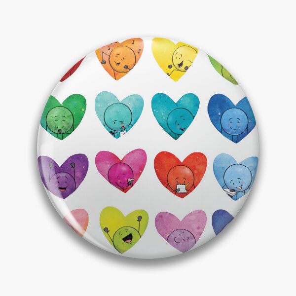 Artikelvorschau, Rainbow Hearts Dot Dudes entworfen und verkauft von SarahPecorino.
