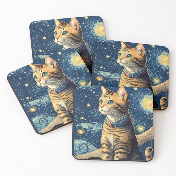 Item preview, Van gogh Style Cat  designed and sold by Vangoholic.