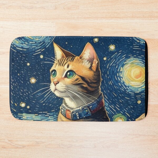 Item preview, Van gogh Style Cat  designed and sold by Vangoholic.