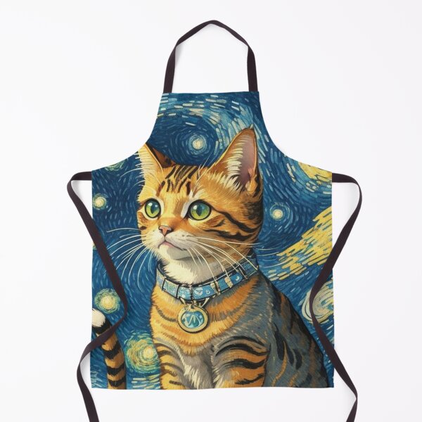 Artikelvorschau, Van-Gogh-Stil-Katze entworfen und verkauft von Vangoholic.
