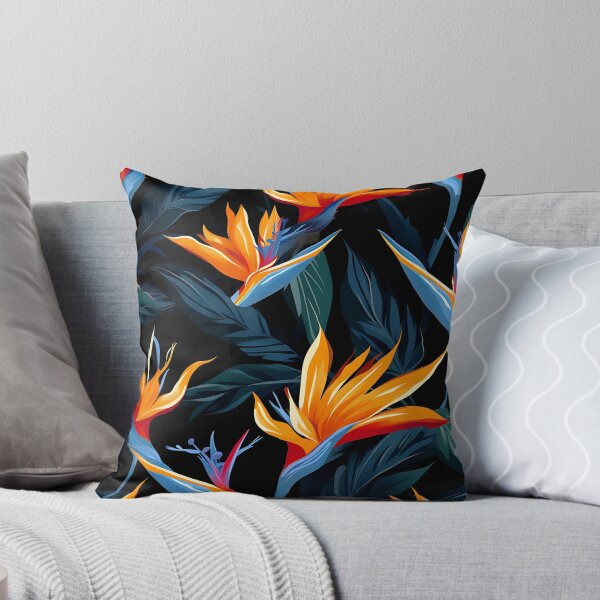 Item preview, Vintage Coastal Floral Bird of Paradise 4 designed and sold by DesignHausArt.