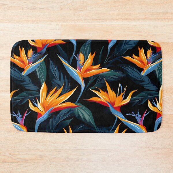Item preview, Vintage Coastal Floral Bird of Paradise 4 designed and sold by DesignHausArt.