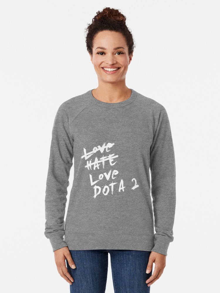 love hate sweatshirt