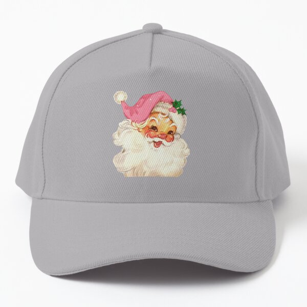 Retro Santa Claus Pink Cap for Sale by TinaSalazar Redbubble