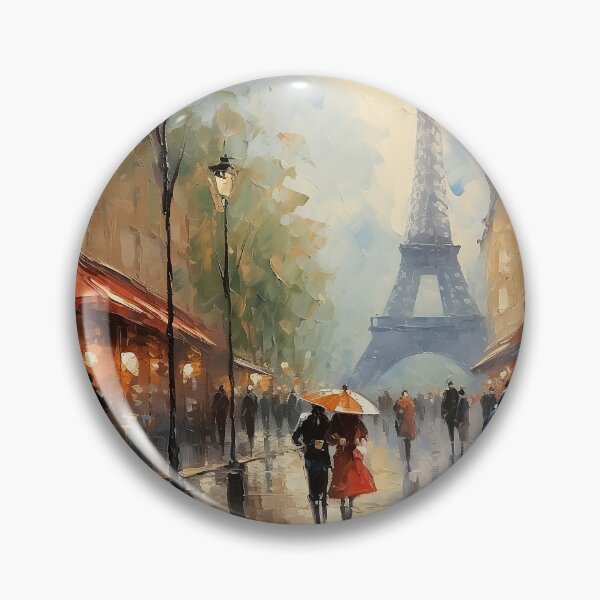 Item preview, Painting Rainy Paris Street Life  designed and sold by Laulauy.