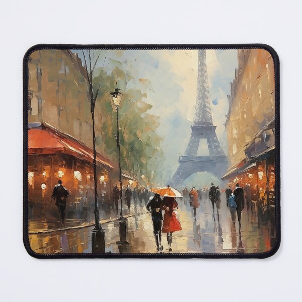 Item preview, Painting Rainy Paris Street Life  designed and sold by Laulauy.