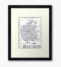 Apple Construction Dimensions Framed Print