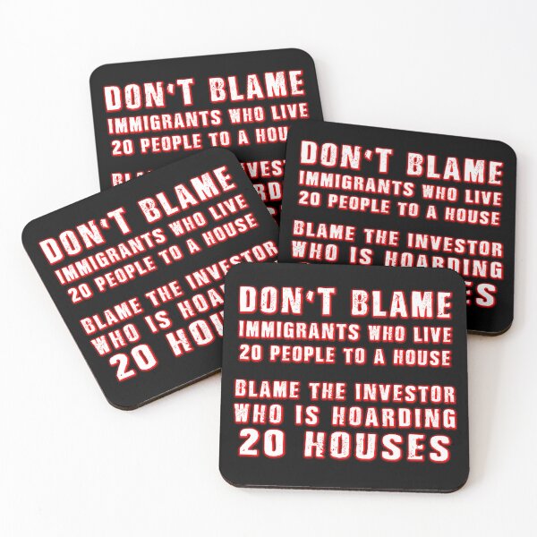 Item preview, Don't blame immigrants for the problems caused by investors designed and sold by Signs for Dark Times.