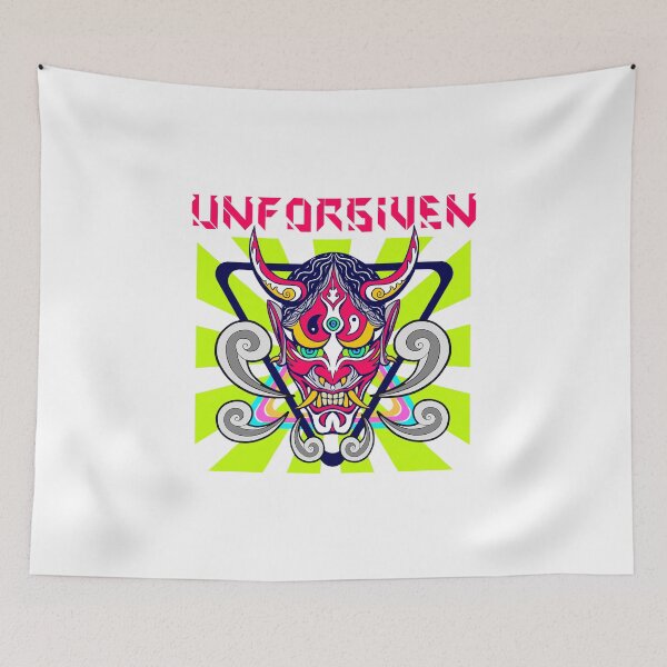Item preview, unforgiven (Japanese Oni demon mask) designed and sold by hayrpictures.
