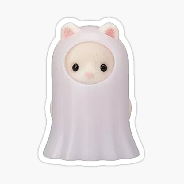 Item preview, Calico Critters Baby Cat Ghost Halloween Costume designed and sold by MakennaAli.