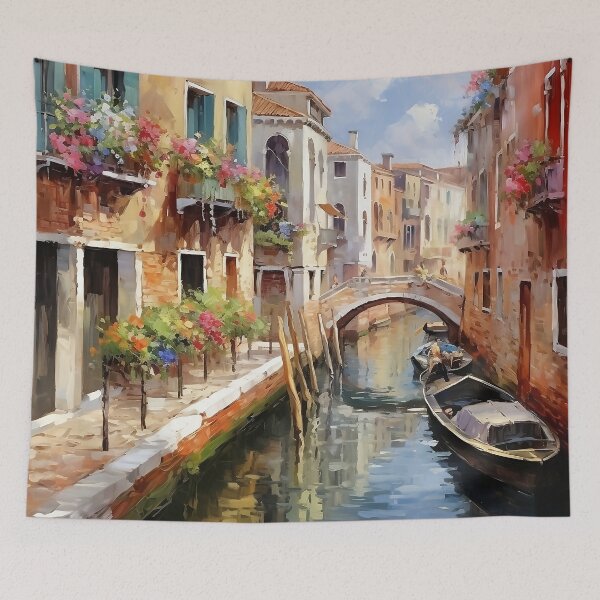 Artikelvorschau, Ölgemälde Venezianischer Kanal Impressionismus entworfen und verkauft von Laulauy.