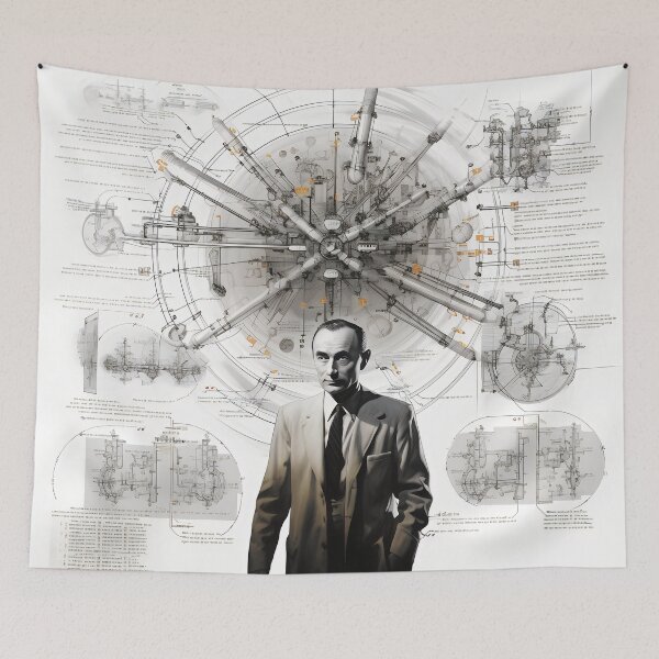 Item preview, Oppenheimer VII: Unique Print on Demand for Science Lovers. designed and sold by InsaneLEDP.