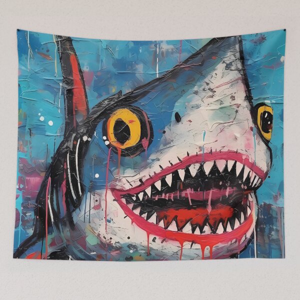 Item preview, Abstract Art: The Mighty Shark - (calamardo) (e621) sherk. designed and sold by GiveMeMood.